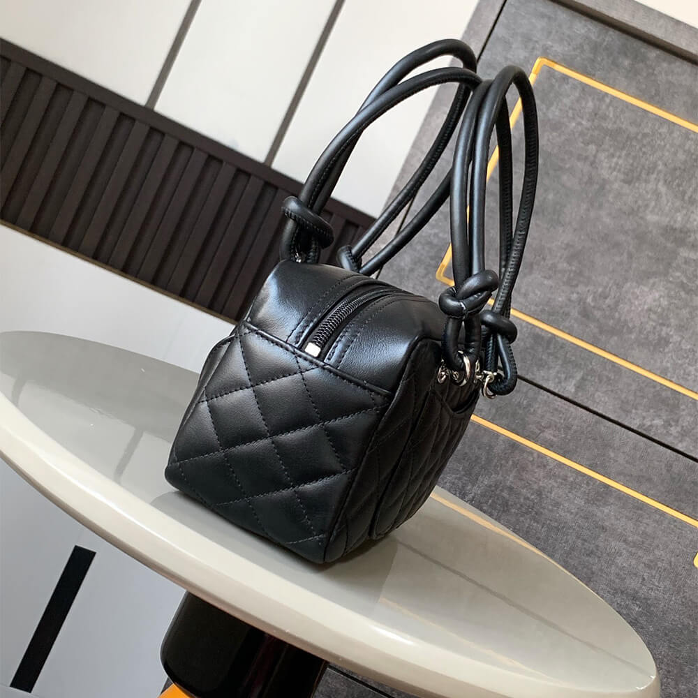 Black & White Chanel Mini Cambon Line Tote (Best
 grade) - Image 3