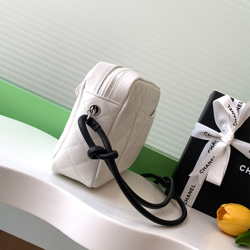 White & Black Chanel Cambon Camera Bag (Best
 grade) - Image 3