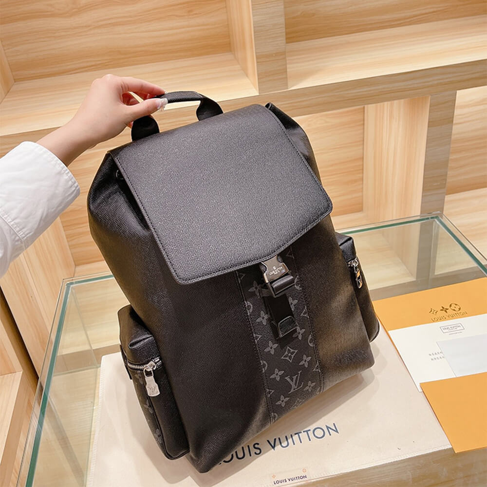 Coated Louis Vuitton Outdoor Backpack - Image 3