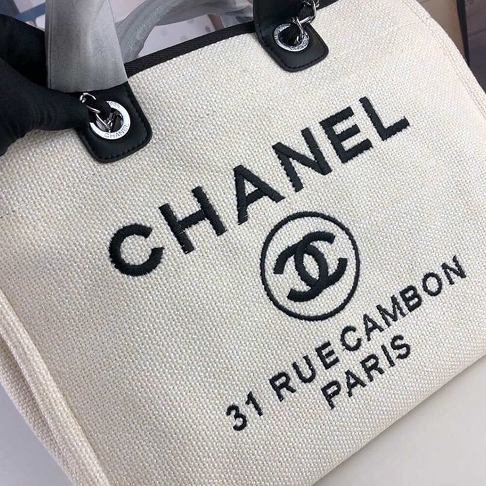 CHANEL Deauville Large Tote - Image 3