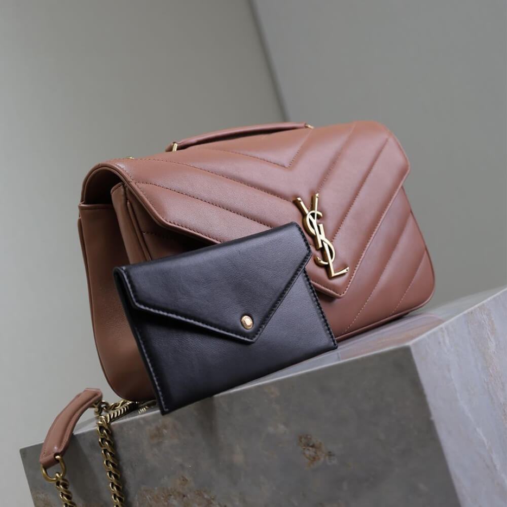 Hortensia YSL LOULOU medium in MATELASSE lambskin - Image 3