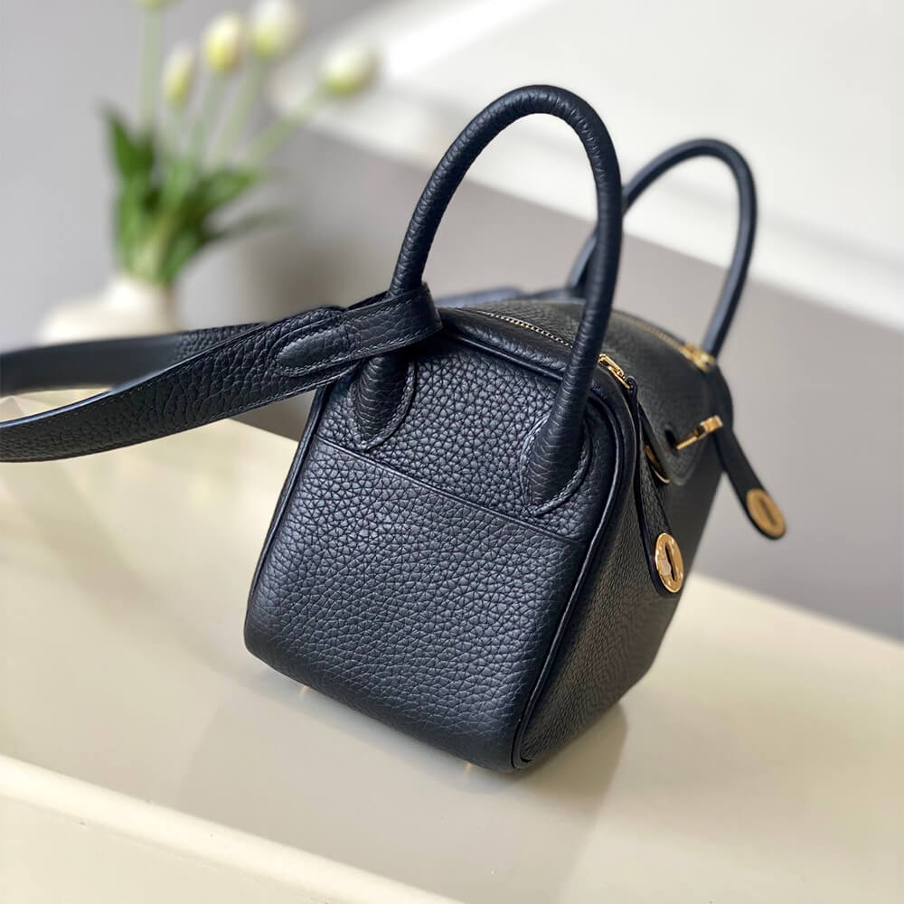 Black Hermes Lindy Mini Bag - Image 3