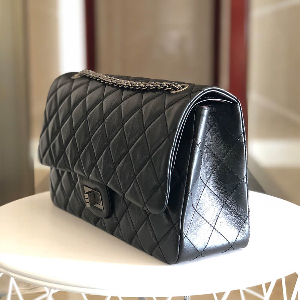 Black CHANEL LARGE 2.55 HANDBAG (Best
 grade) - Image 3