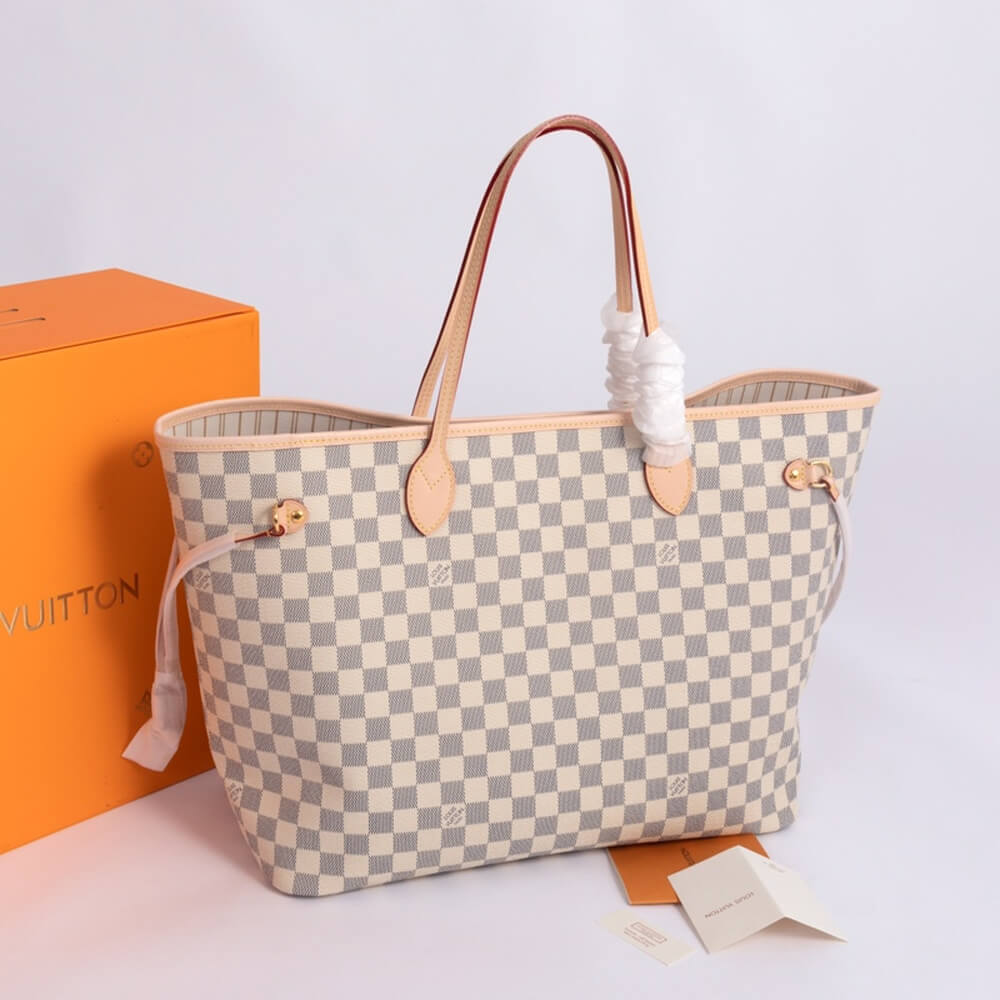 Beige Louis Vuitton NEVERFULL GM - Image 3