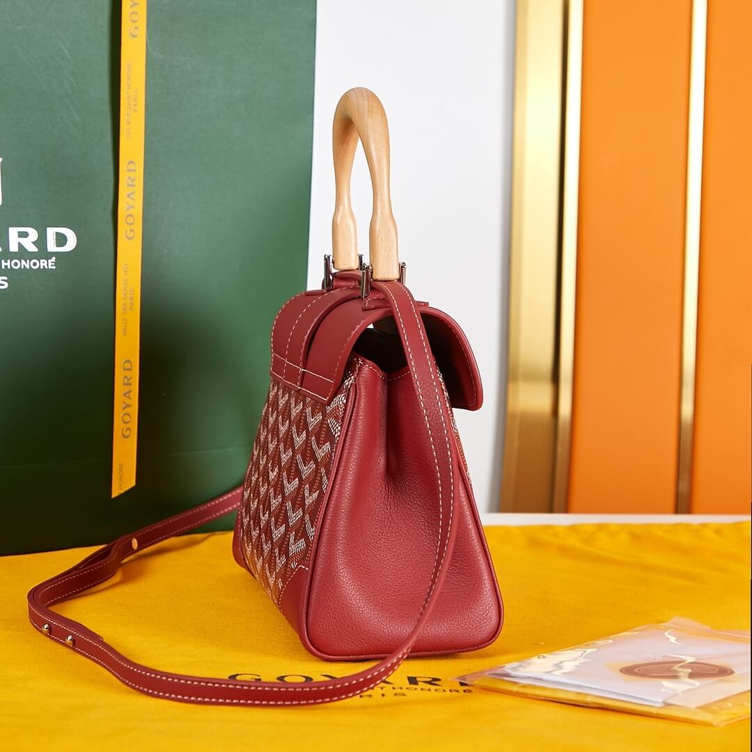 Red Goyard Saigon Souple Mini Bag - Image 3