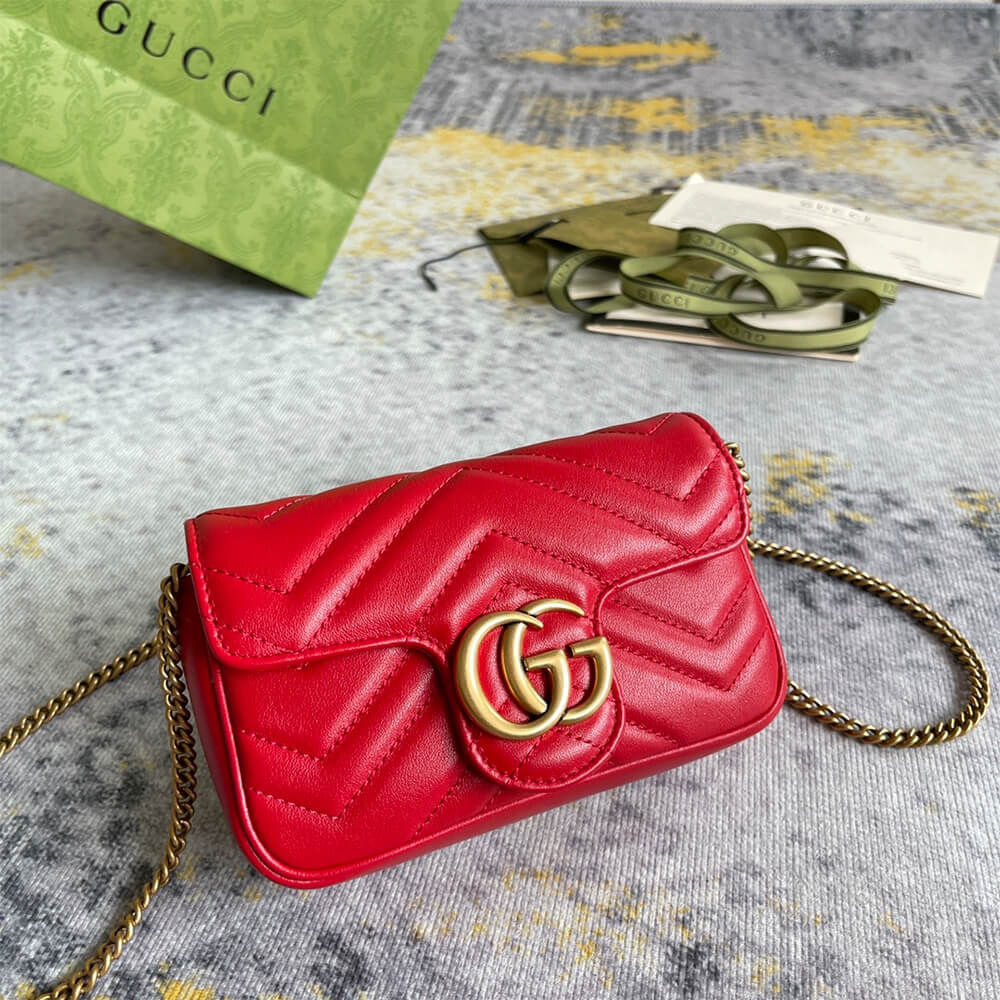GG Marmont matelasse leather super mini bag - Image 3