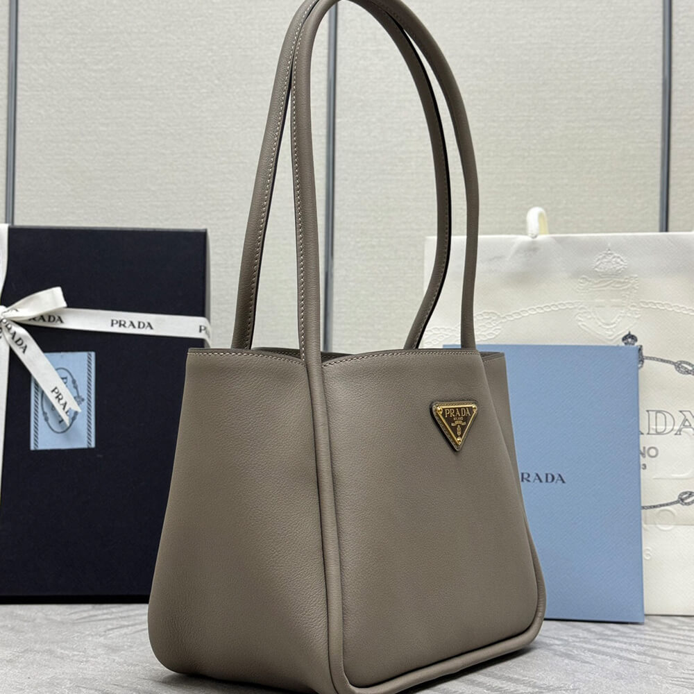 Clay Prada Leather mini tote bag - Image 3