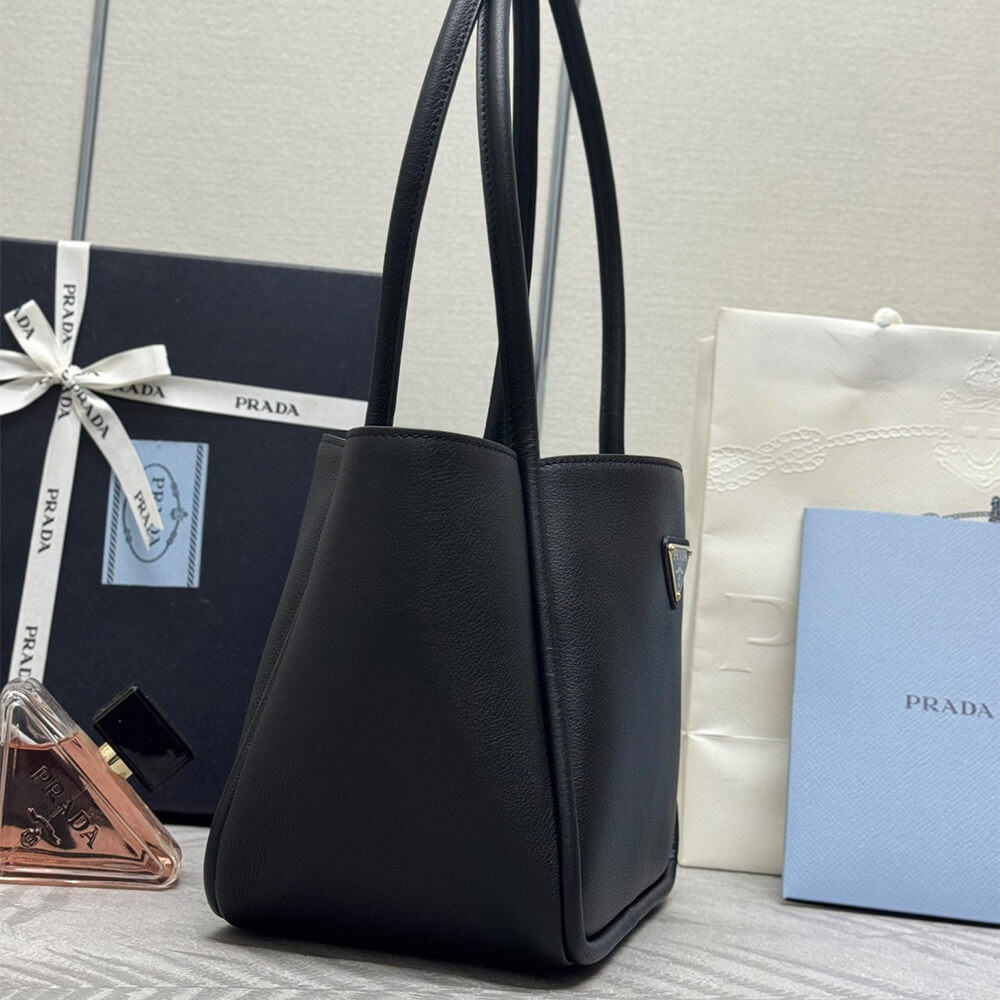 Prada Leather mini tote bag - Image 3