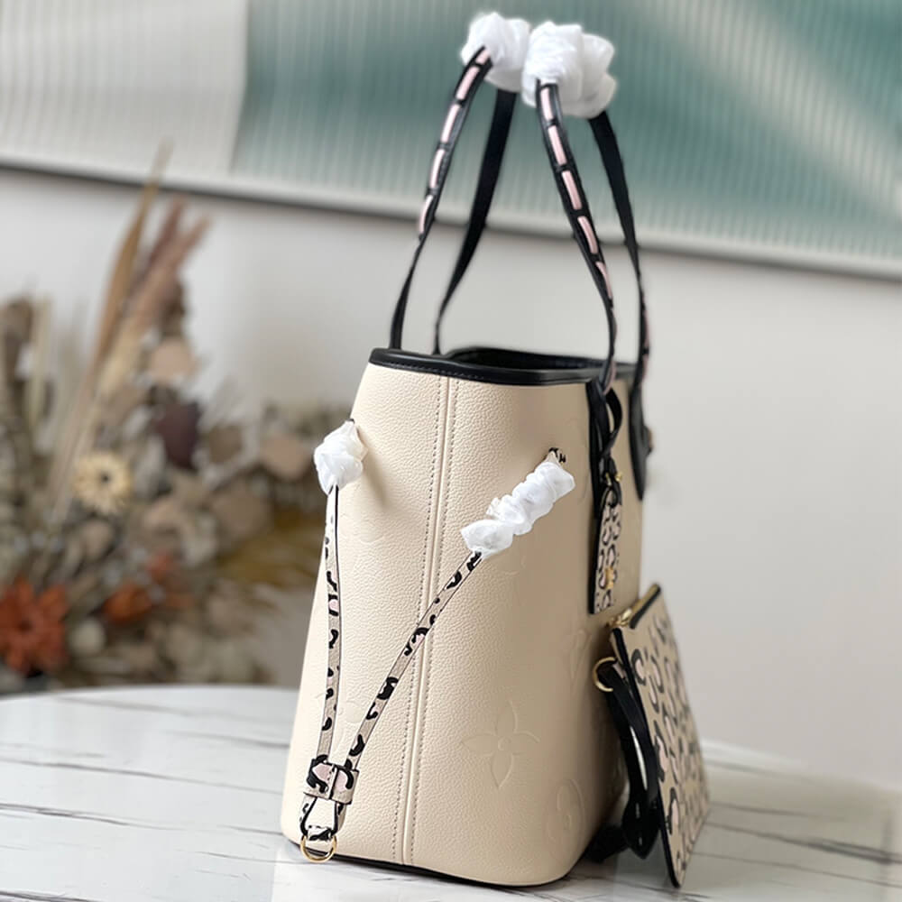 Cream Louis Vuitton NEVERFULL MM - Image 3
