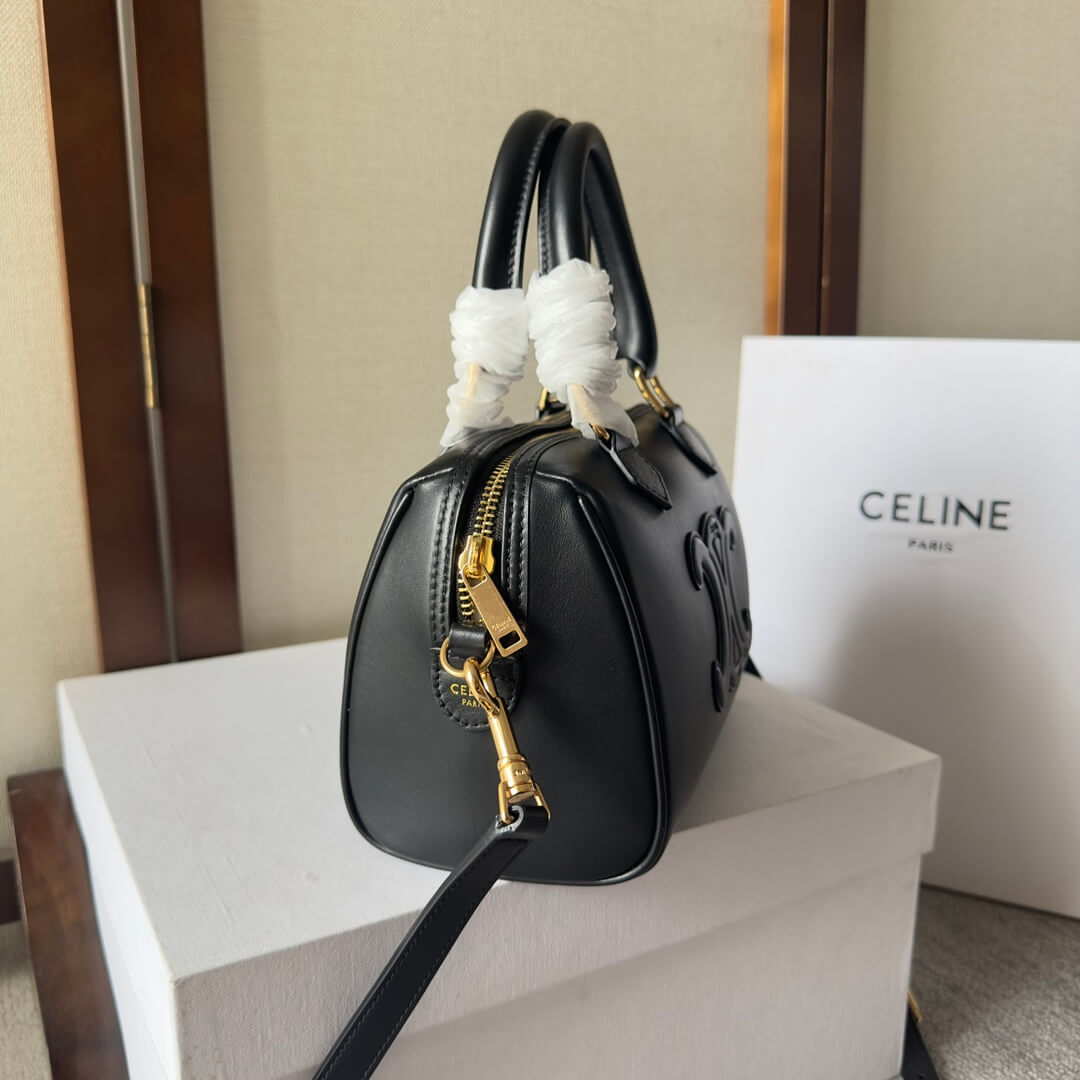 CELINE Small Boston Bag in Smooth Calfskin - Image 3