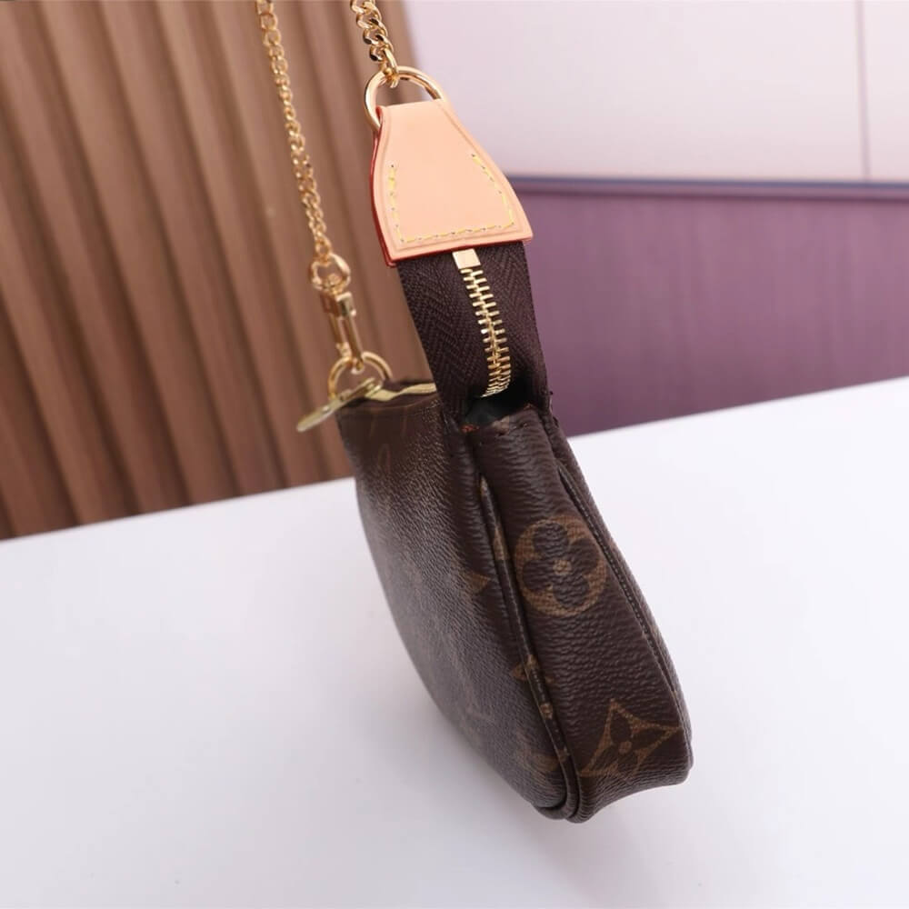 Coated LV Mini Pochette Accessoires - Image 3