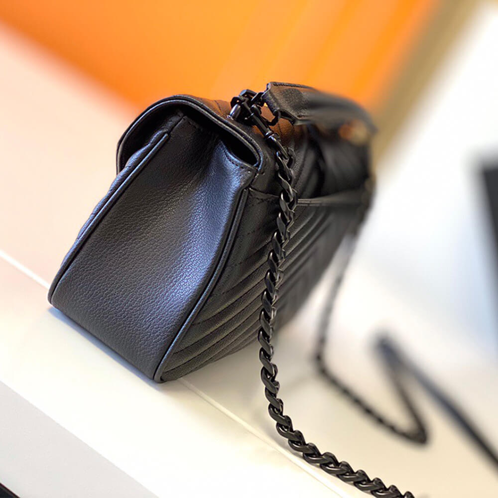 Saint Laurent College quilted-leather satchel bag - Image 3