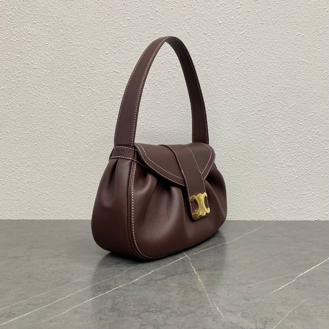 CELINE Medium POLLY bag in soft calfskin - Image 3