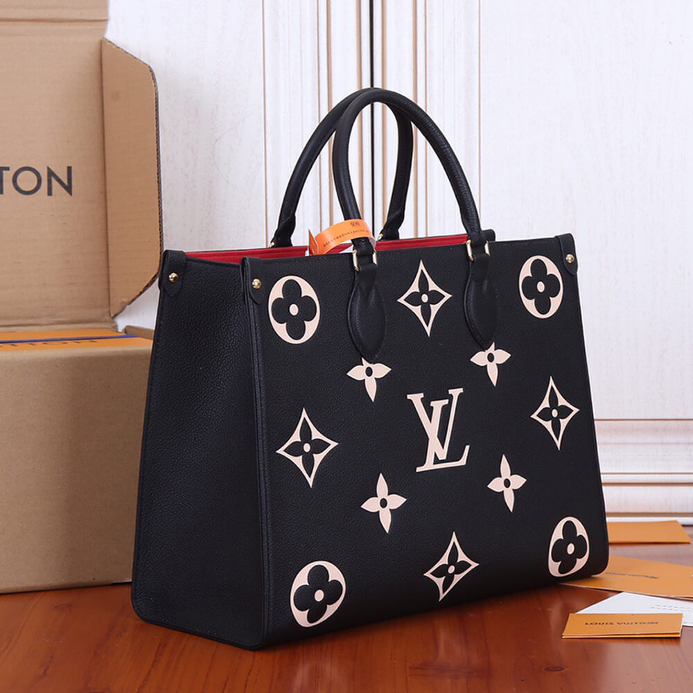 Black/Cream LV ONTHEGO MM - Image 3