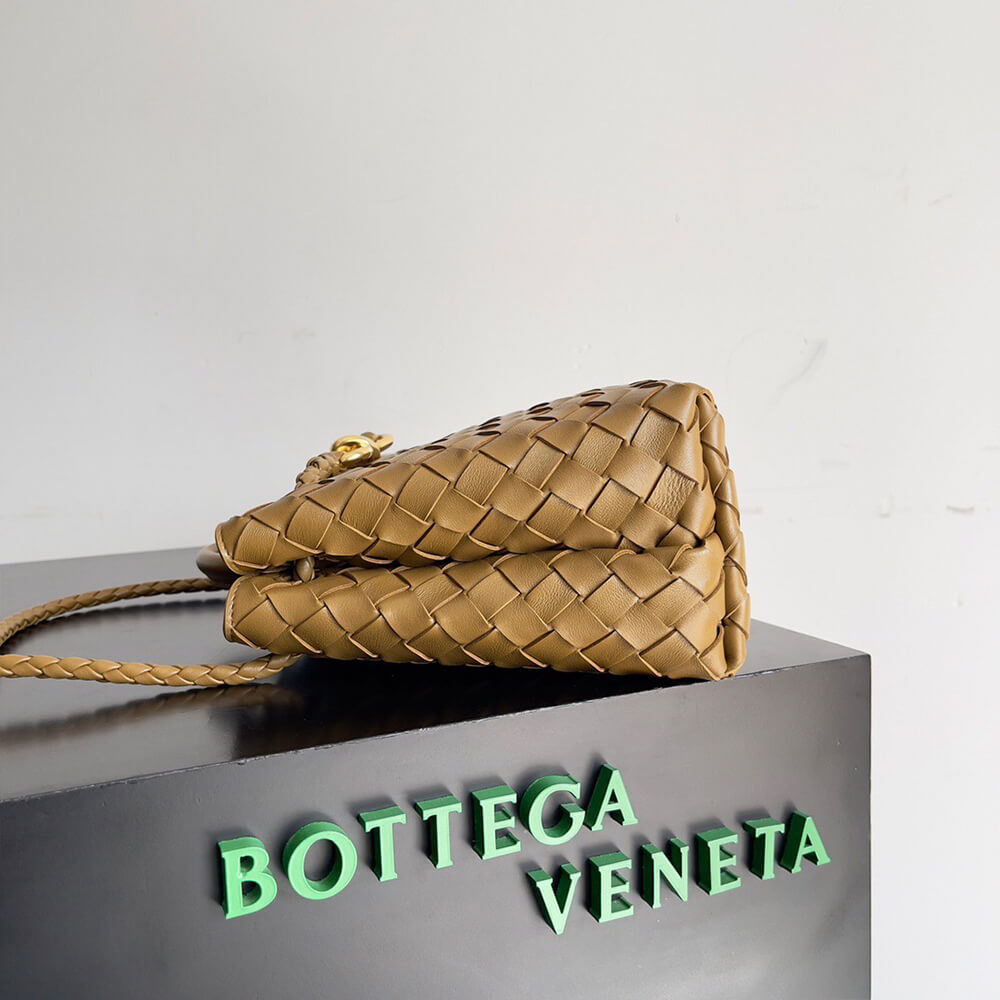 Dark Praline Bottega Veneta Small Andiamo - Image 3