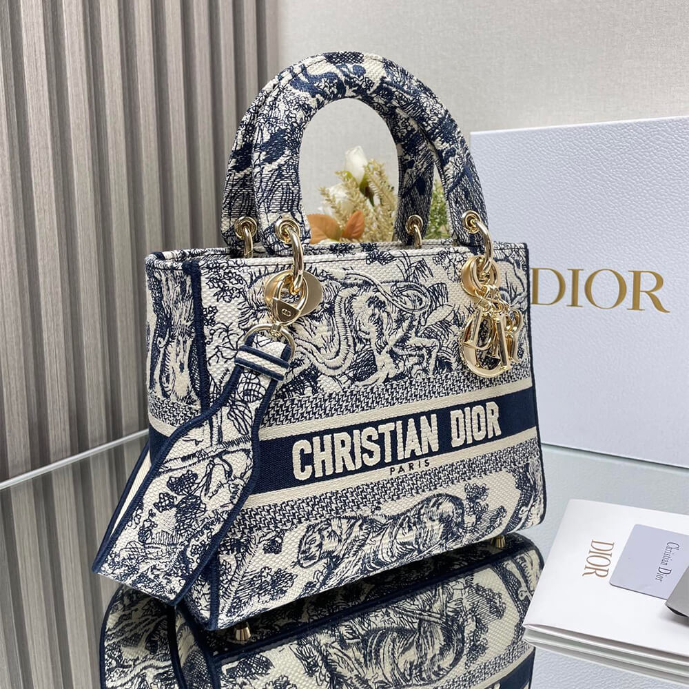 Dior Medium Lady D-Lite Bag - Image 3