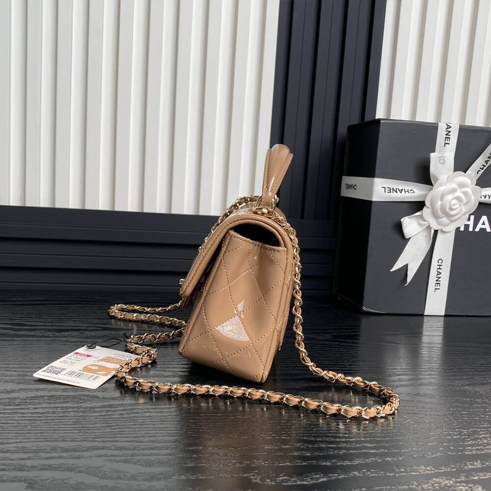 CHANEL Mini Classic Handbag With Top Handle - Image 3