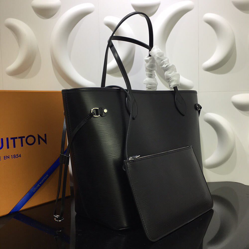 Black Louis Vuitton NEVERFULL MM - Image 3