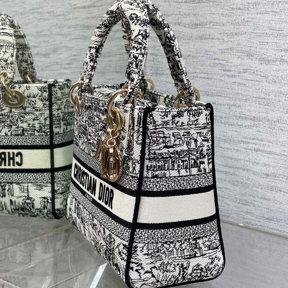 Dior Medium Lady D-Lite Bag - Image 3