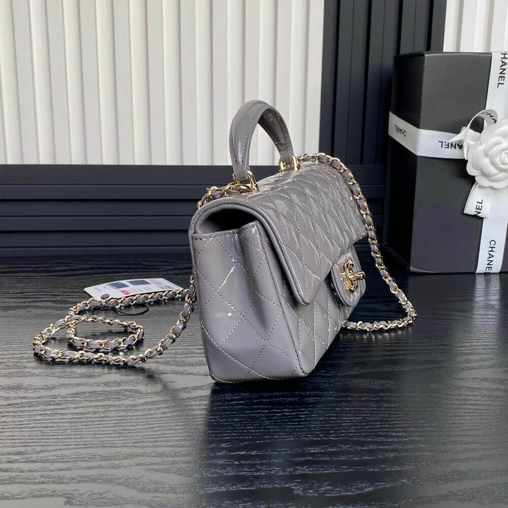CHANEL Mini Classic Handbag With Top Handle - Image 3