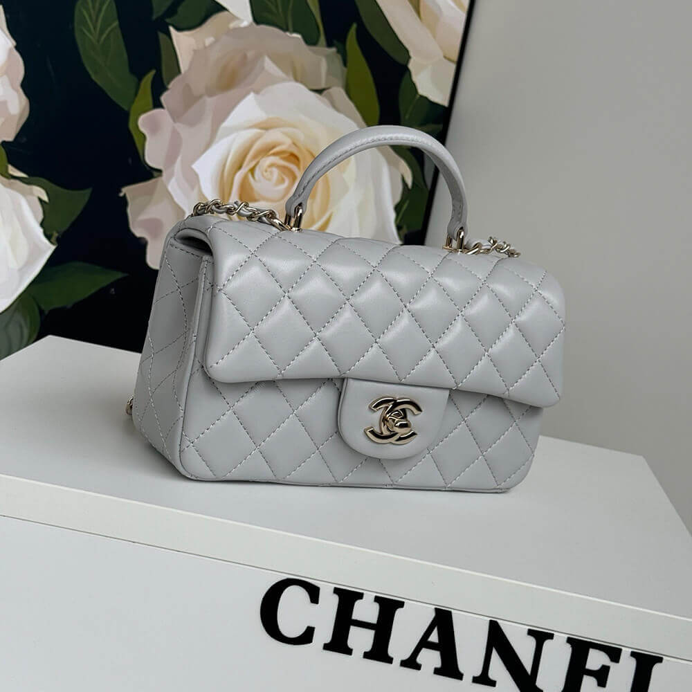 CHANEL Mini Classic Handbag With Top Handle - Image 3