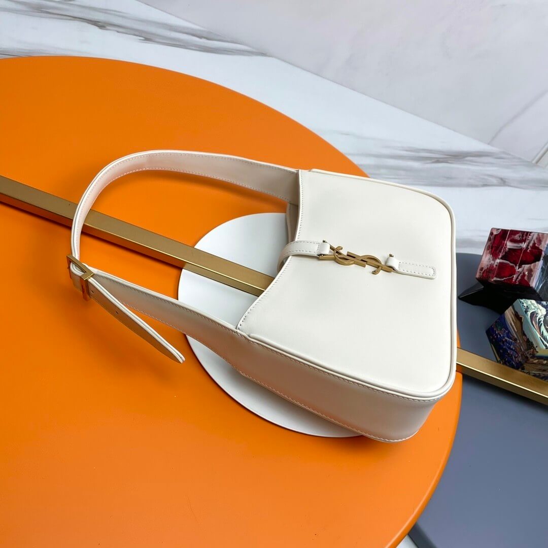 White YSL LE 5 A 7 bag in smooth leather - Image 3