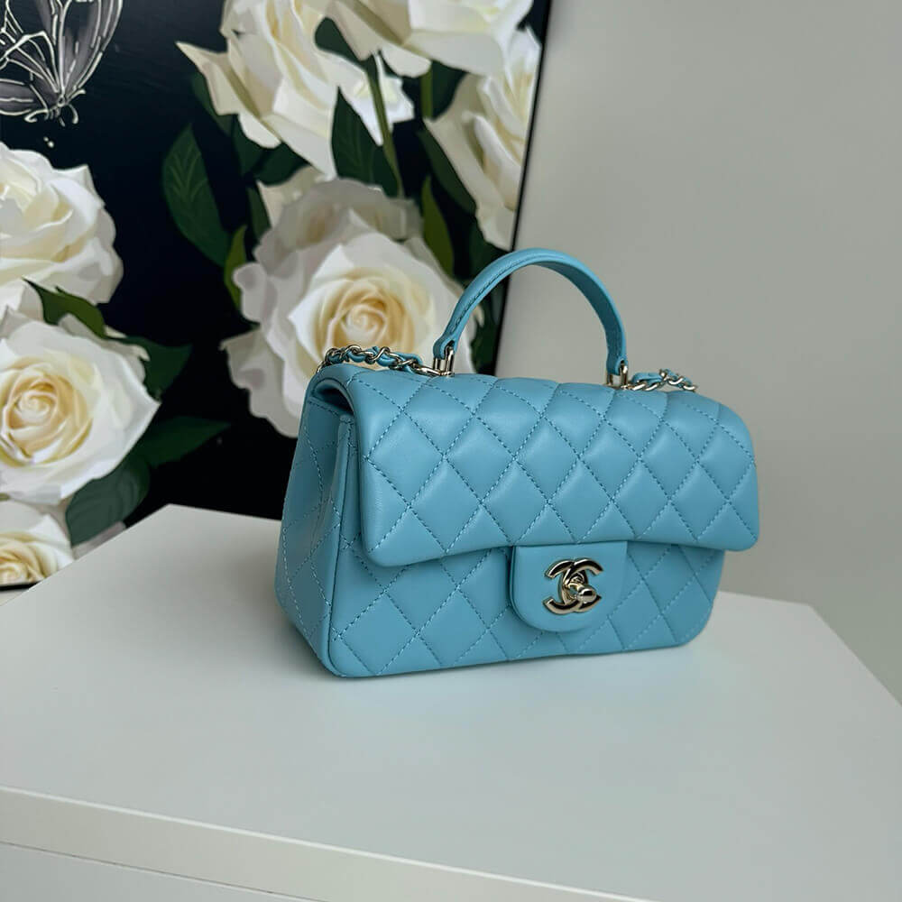 CHANEL Mini Classic Handbag With Top Handle - Image 3