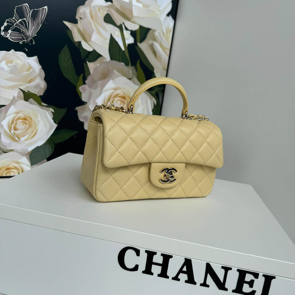 CHANEL Mini Classic Handbag With Top Handle - Image 3