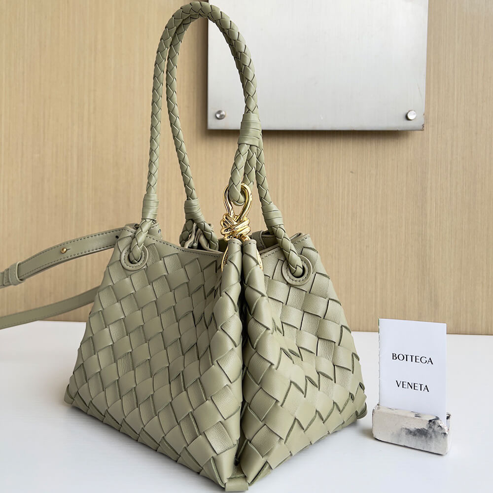 Travertine Bottega Veneta Small Parachute - Image 3