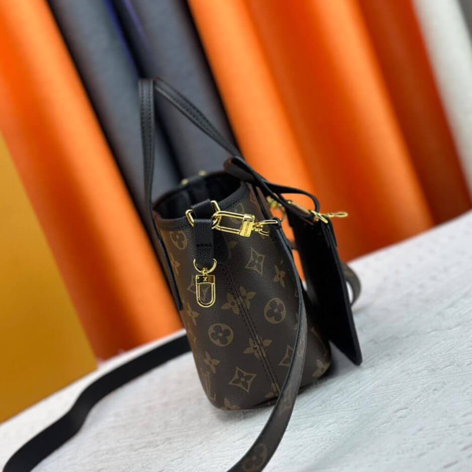 Black LV Neverfull Bandouliere Inside Out BB - Image 3