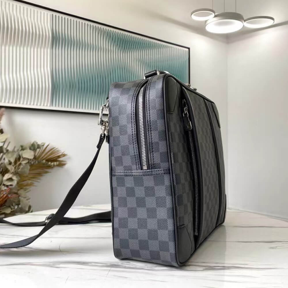 Damier LV BRIEFCASE BACKPACK - Image 3