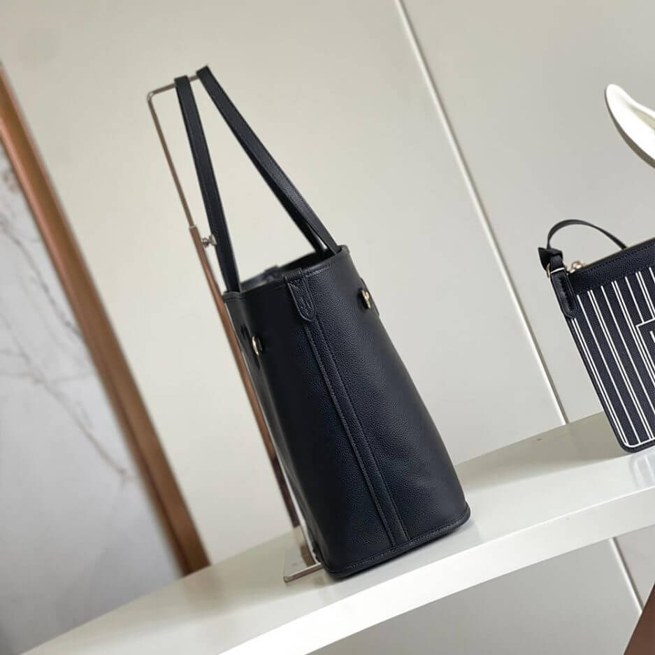 Black LV Neverfull Inside Out MM - Image 3