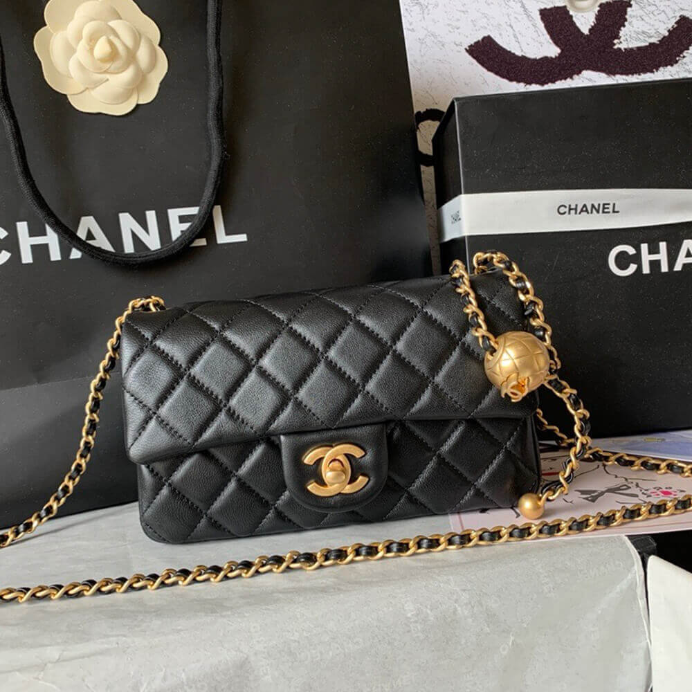 Chanel Pearl Crush Mini Rectangular Flap - Image 3