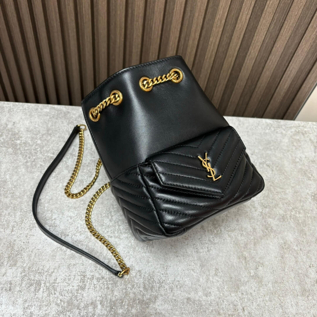 YSL Joe quilted lambskin mini bucket bag - Image 3