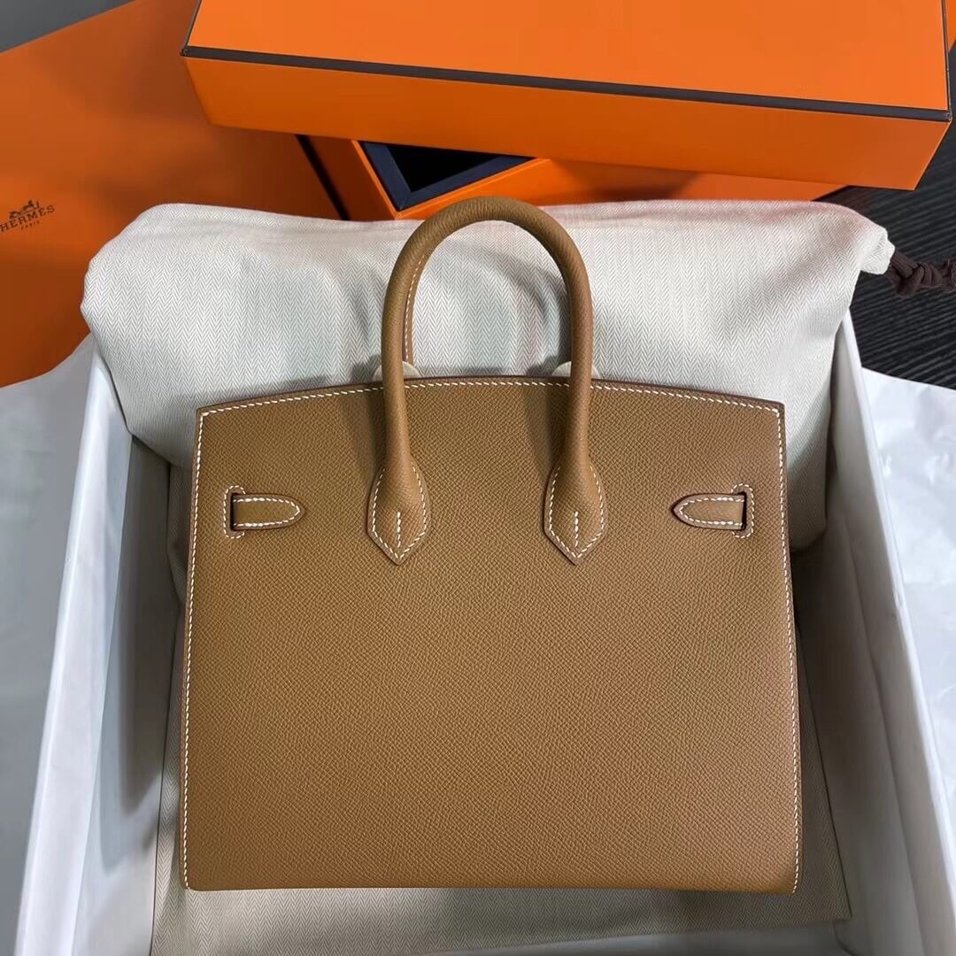 Brown Hermes Birkin 25 Sellier (Best
 Grade) - Image 3
