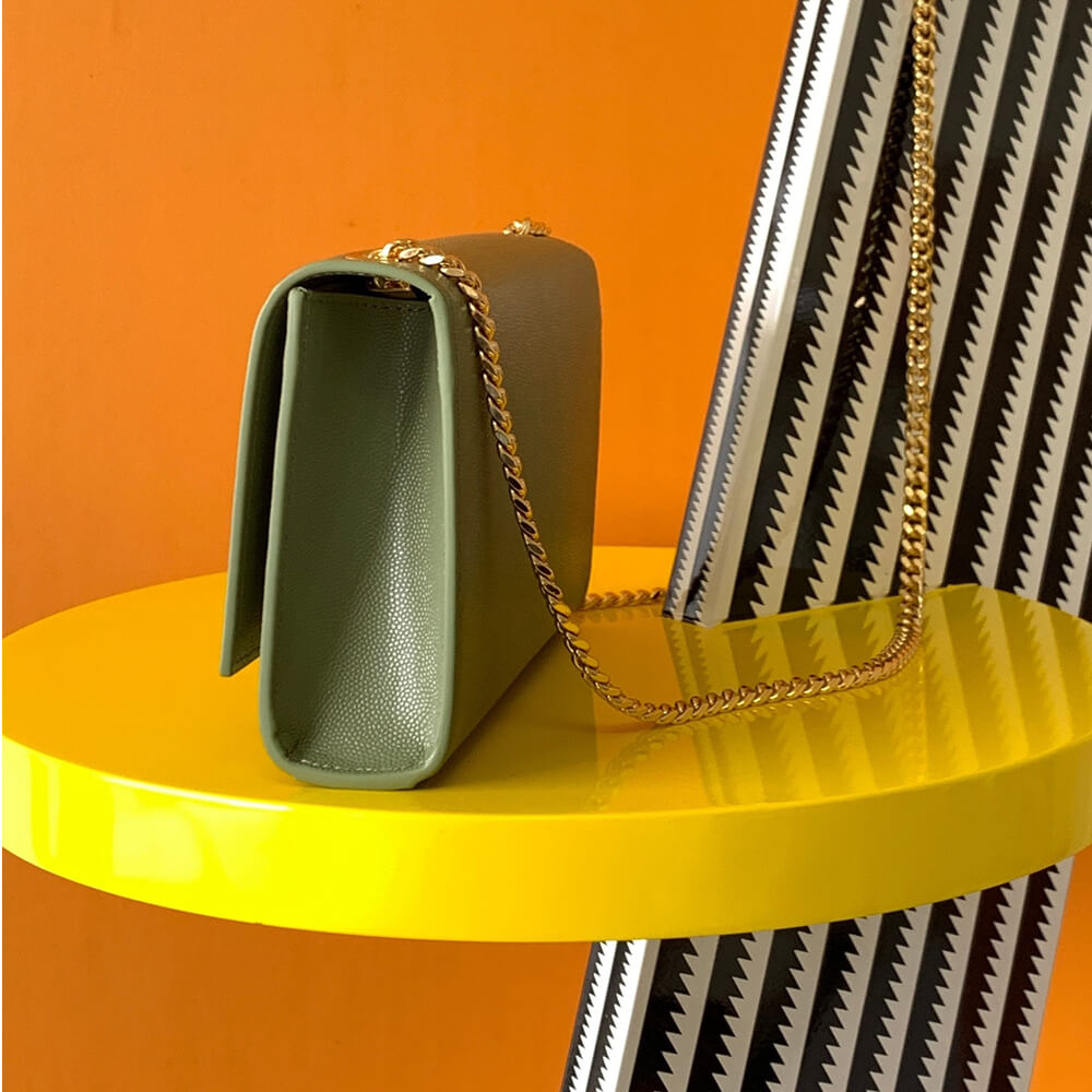 Calfskin YSL KATE SMALL SHOULDER BAG - Image 3