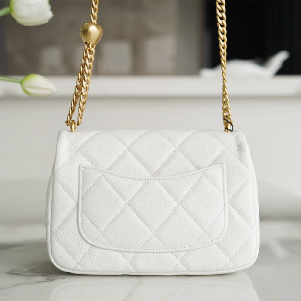 Chanel Love Gold Ball Chain Shoulder Bag - Image 4