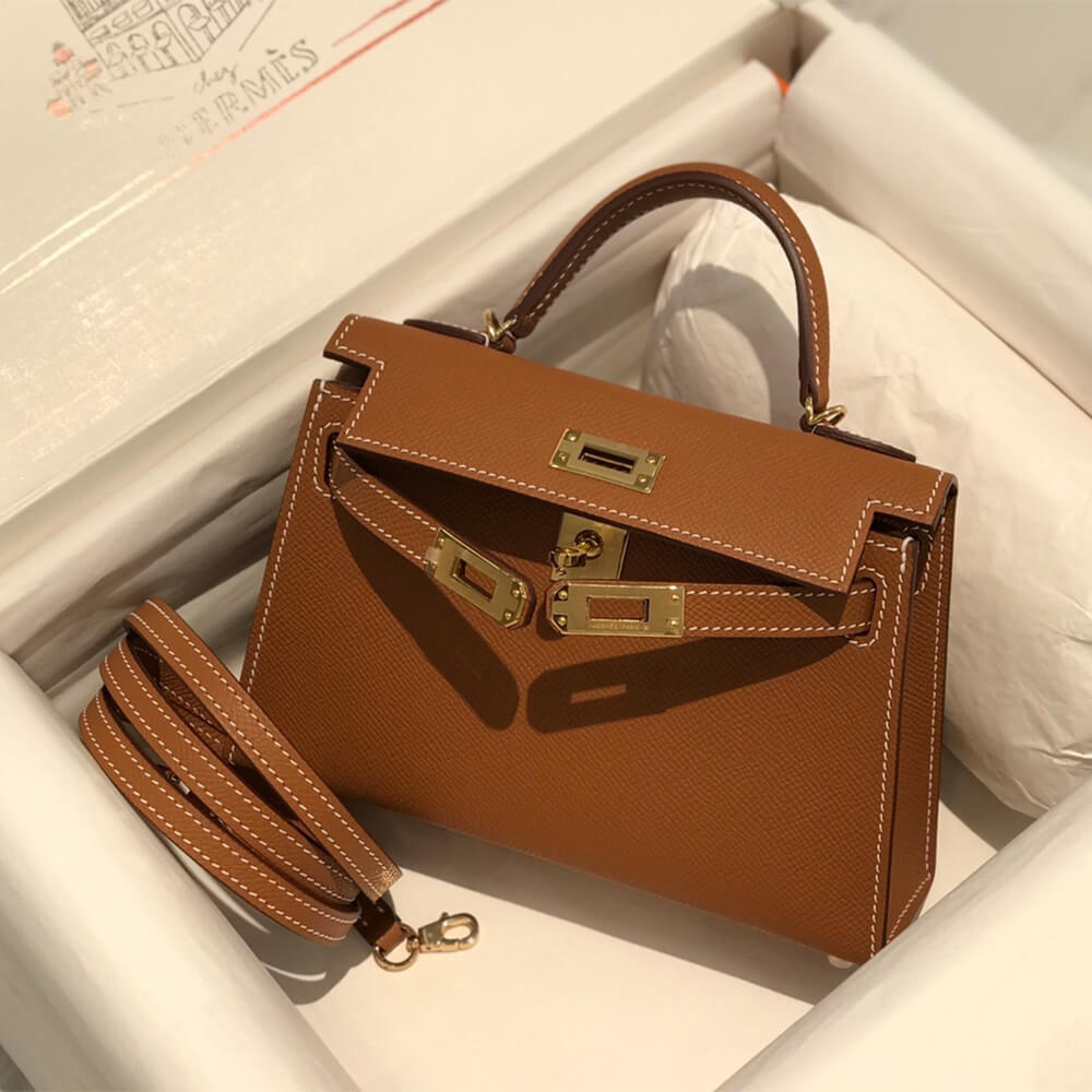 Brown Hermes Mini Kelly II (Best
 Grade) - Image 4