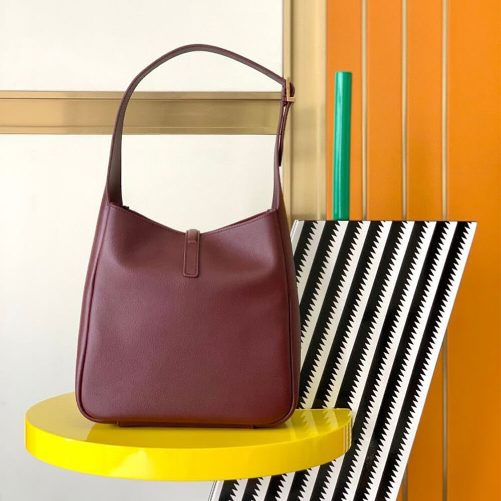 Purple YSL LE 5 A 7 supple SMALL IN GRAINED LEATHER (Best
grade) - Image 4