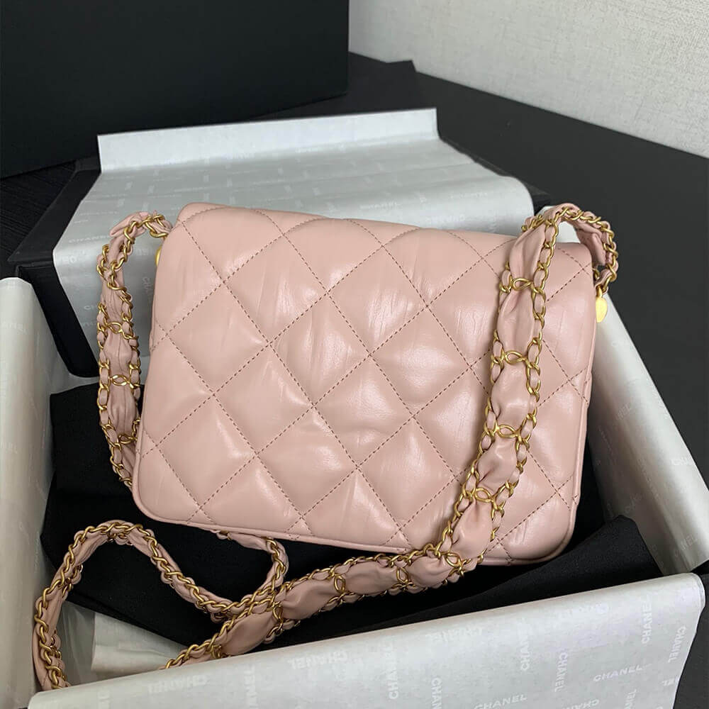 Pink CHANEL MINI FLAP - Image 4