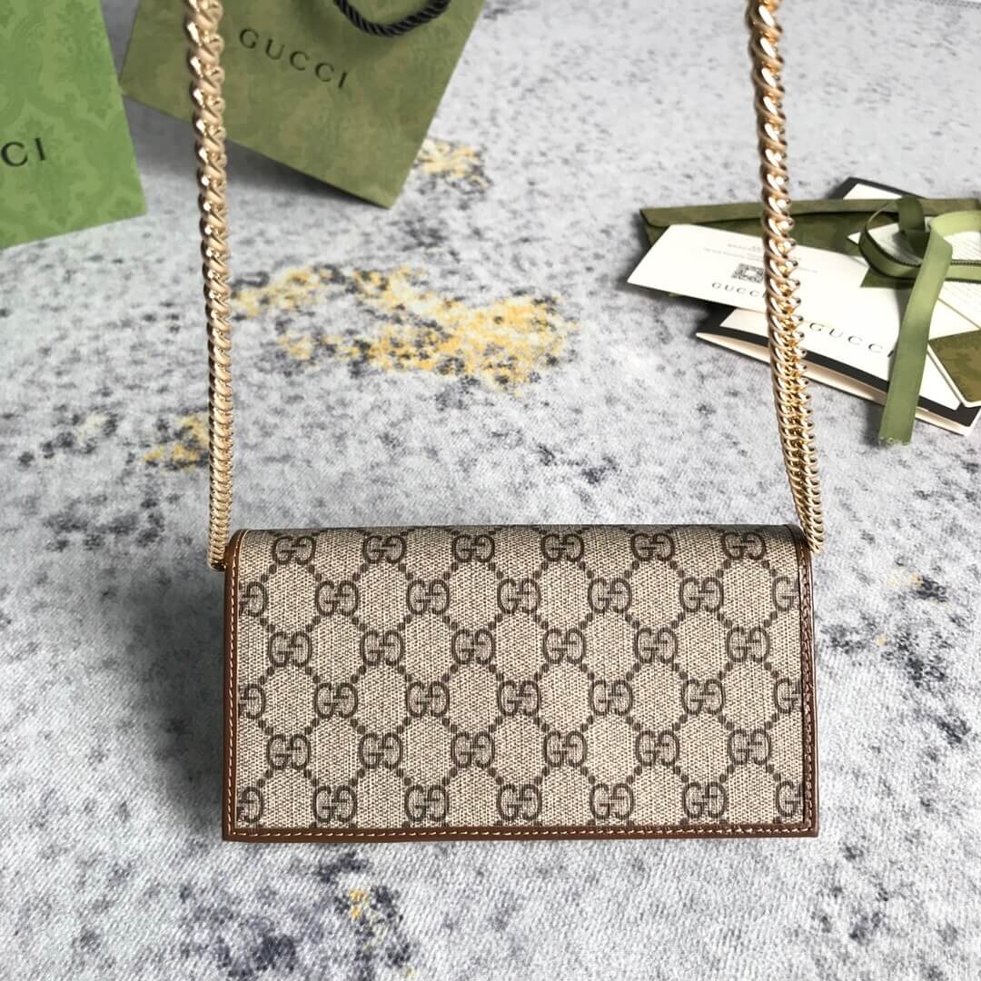 Gucci Horse Buckle 1955 Chain Wallet - Image 4