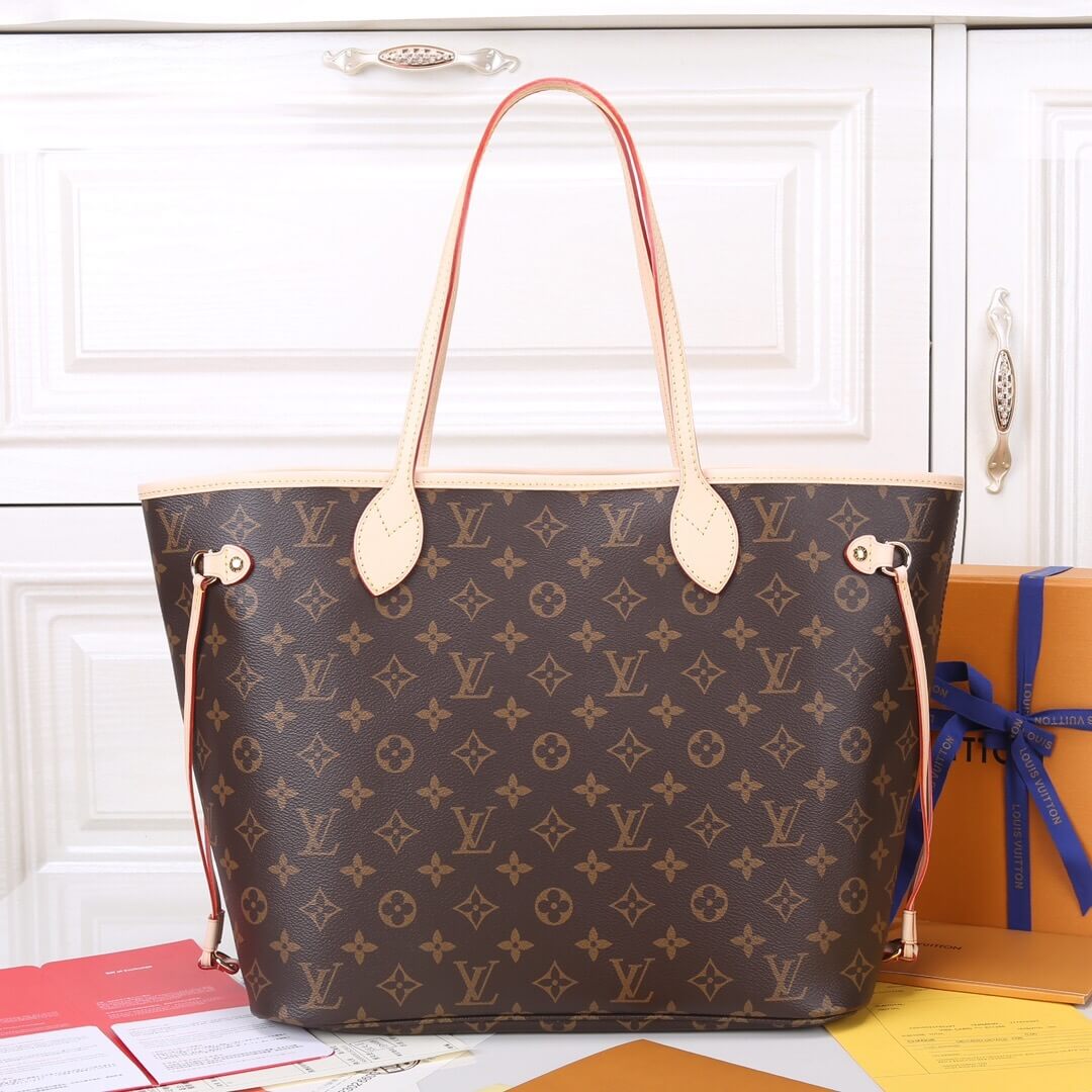 Beige LV Neverfull MM - Image 4