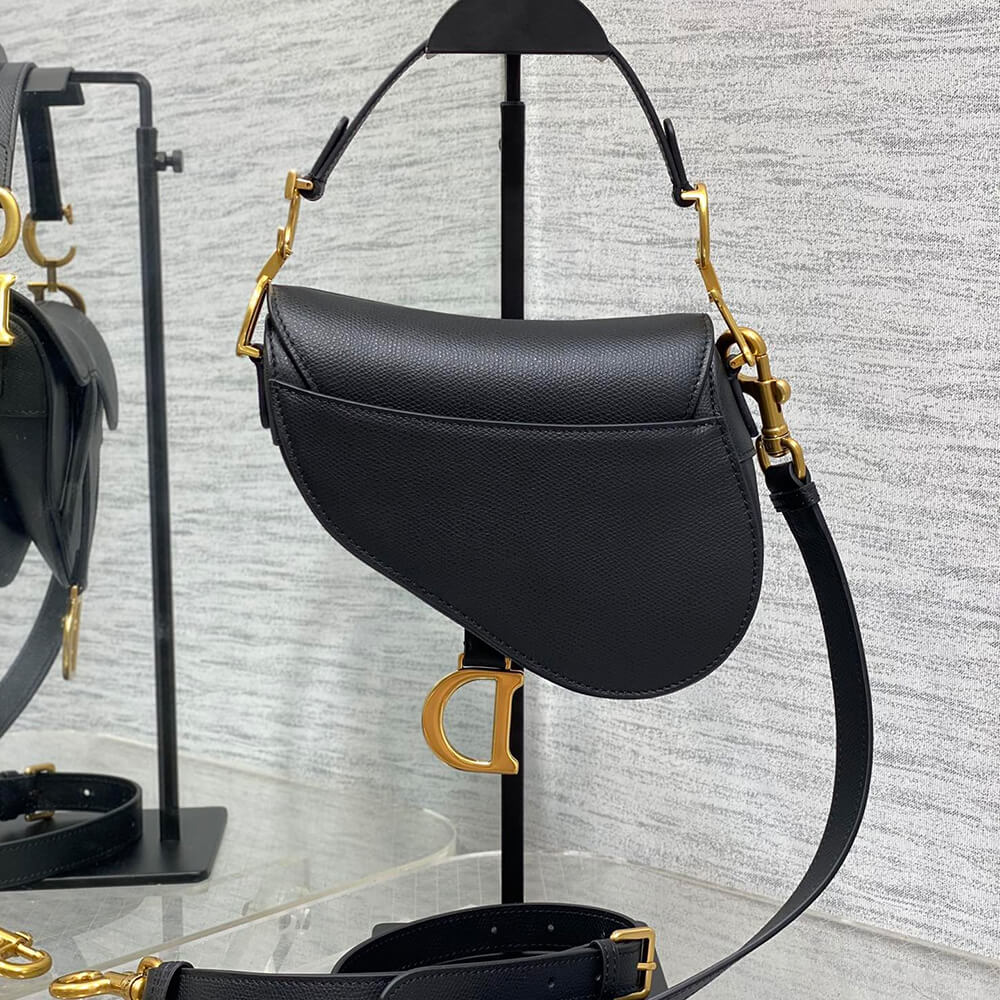 Dior Mini Saddle Bag with Strap - Image 4