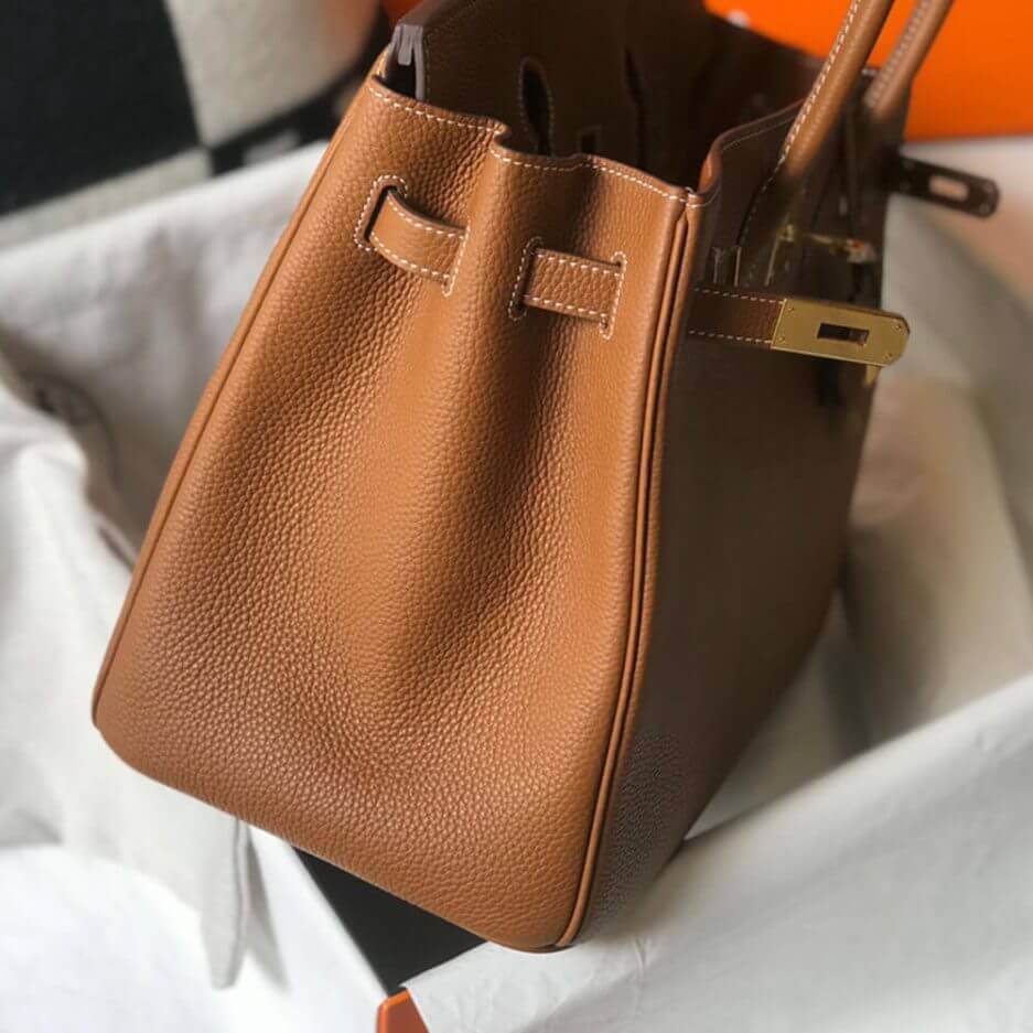 Brown Hermes Birkin 35 - Image 4