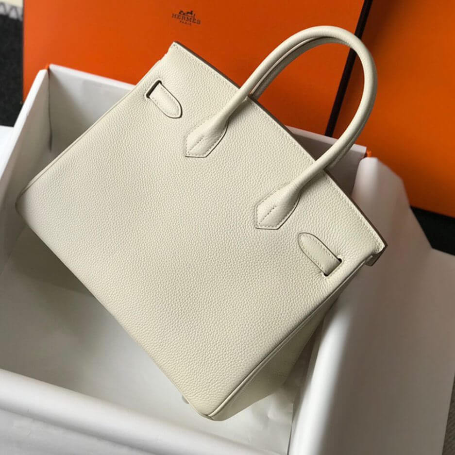 Cream Hermes Birkin 35 - Image 4