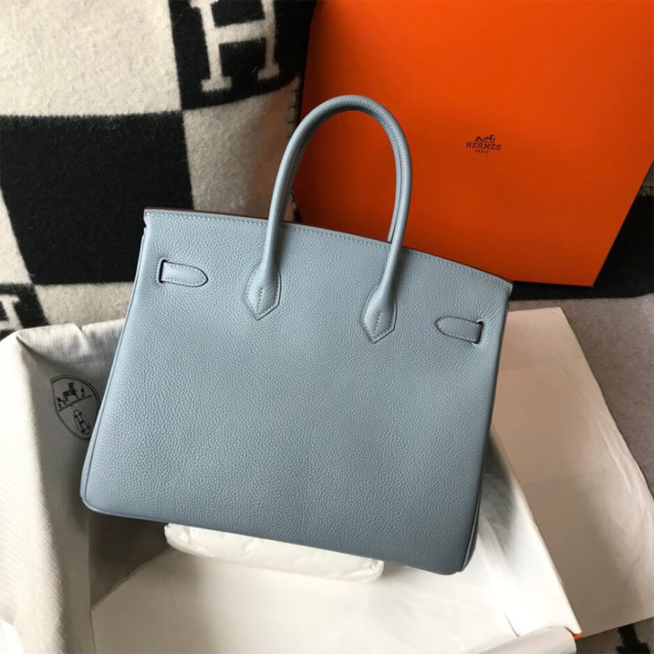 Light Blue Hermes Birkin 35 - Image 4