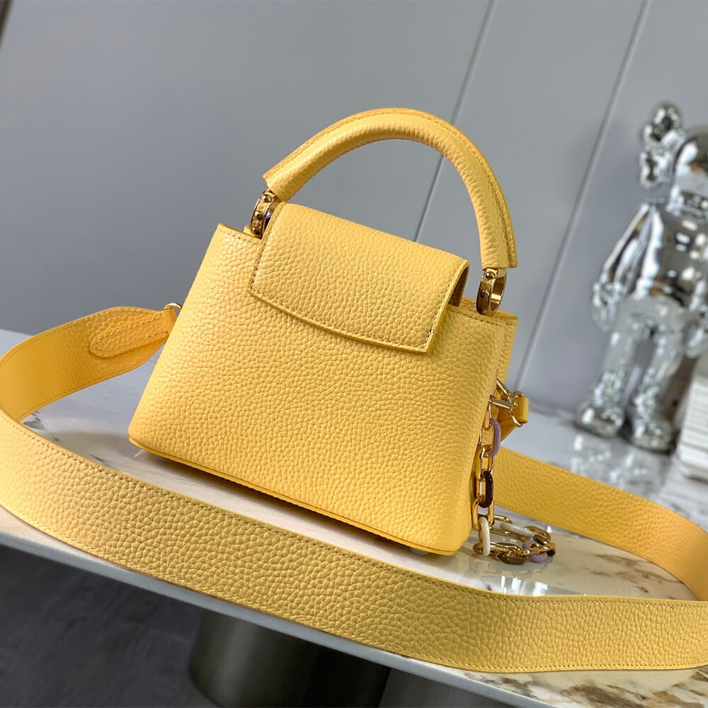 Yellow LV Capucines Mini (Best
 grade) - Image 4