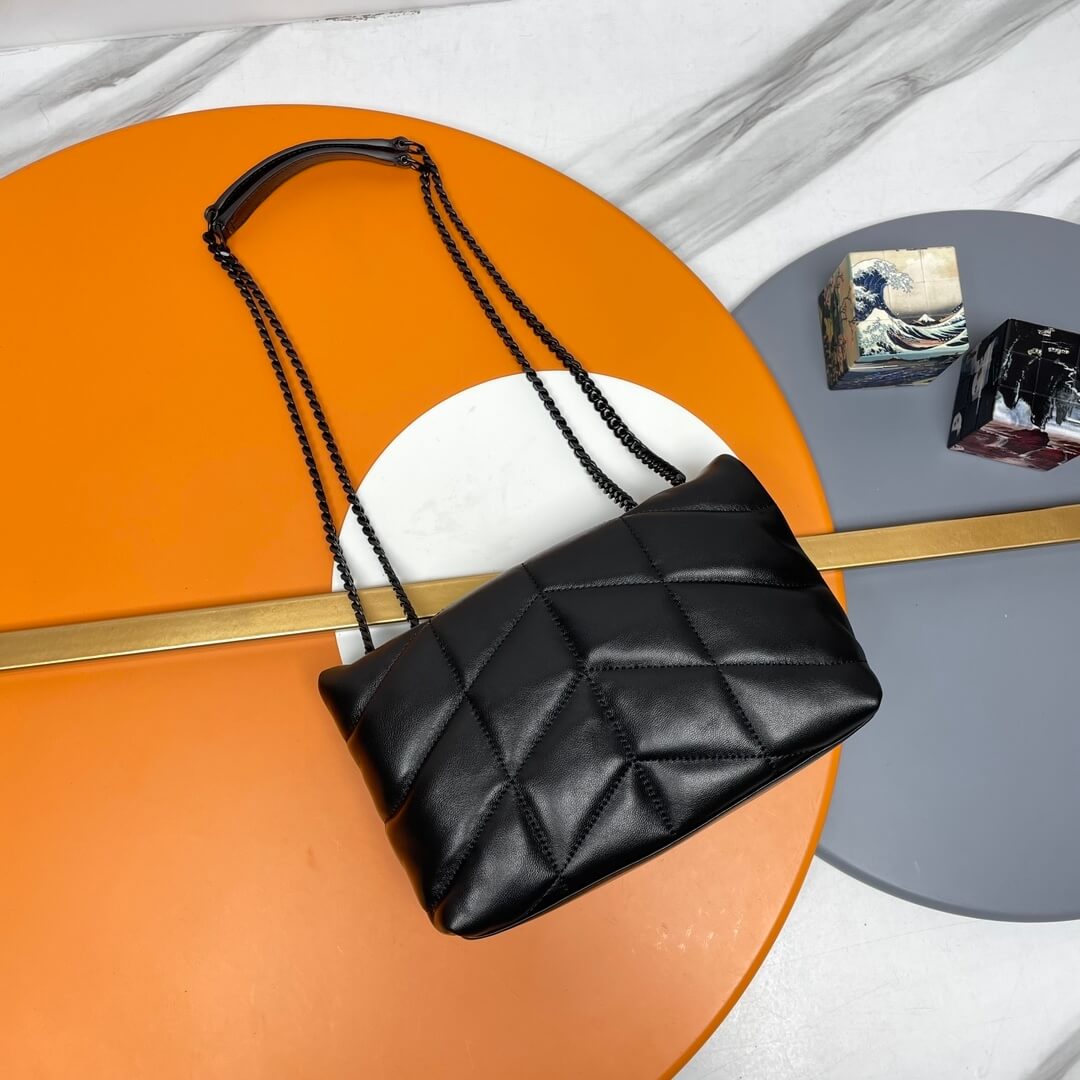 Black YSL Toy Puffer in lambskin - Image 4