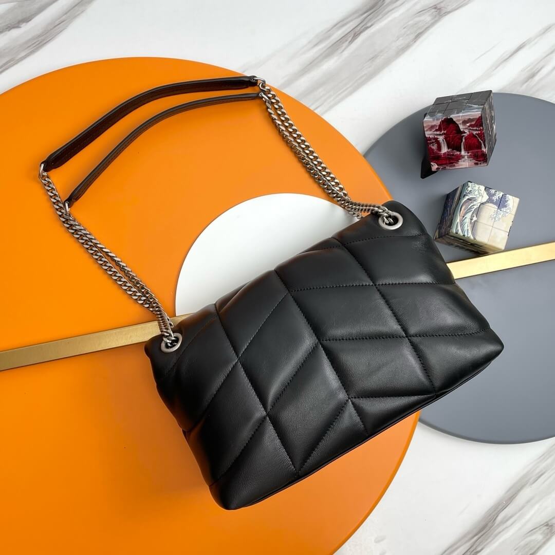 Black YSL PUFFER SMALL in Nappa leather - Image 4