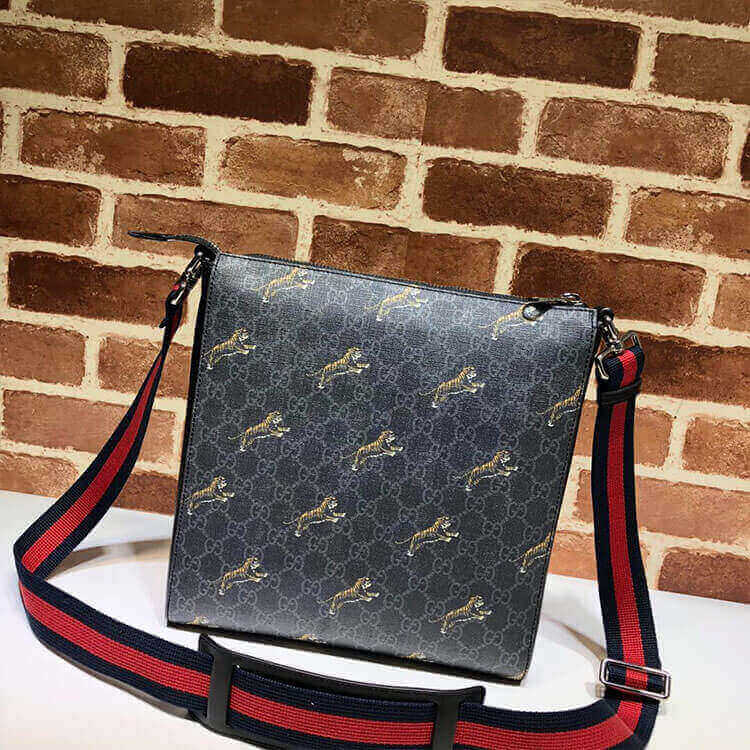 Gucci Bestiary Messenger With Tigers - Image 4